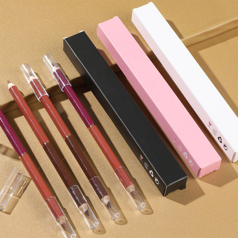 Intet logo Lip Liner Box Brown Lip Liner Pencil Vendor Vegan Creamy Lip Liner