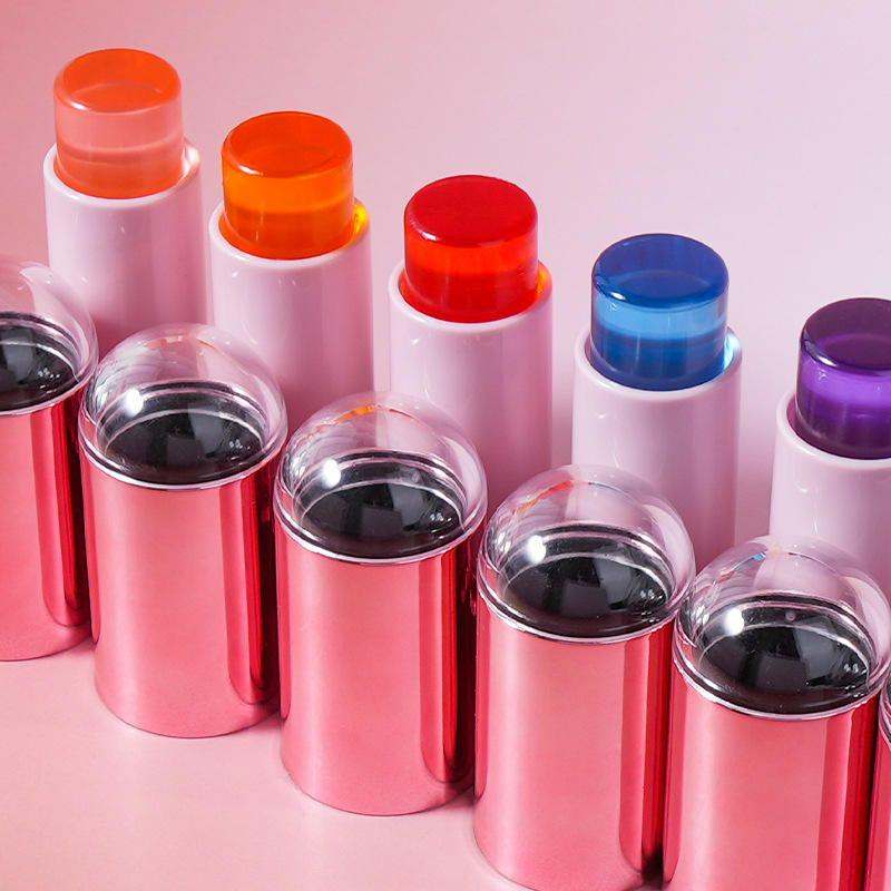 6 farver Low MOQ Jelly Blush Lip & Cheek Tint Kølevand Milk Blush Jelly Tint Lip Cheek Blush Stick Jelly