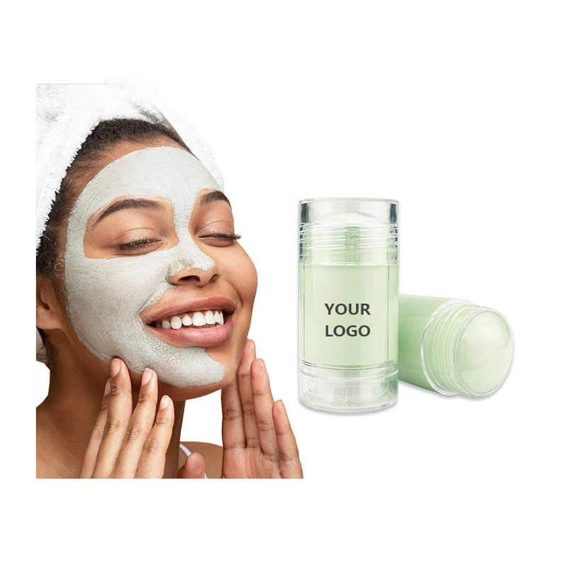 Clay Mask Stick Cleansing Whitening Acne Mud Mask Hudpleje Lazy Facial Mask Grøn te Mud Stick