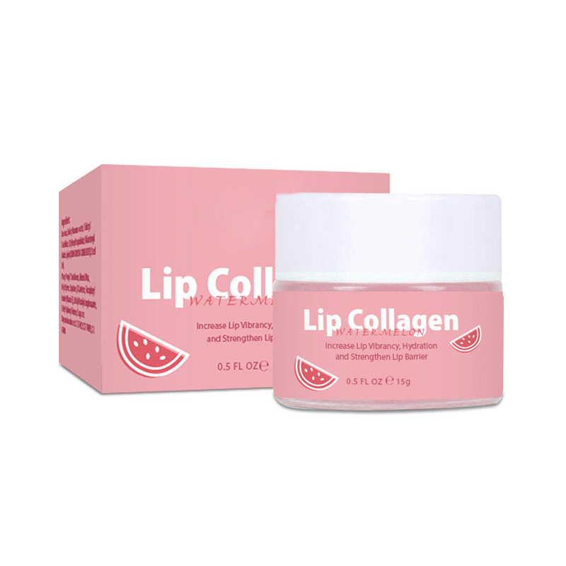 Lip Collagen Night Moisturizing Nourishing Repairing Watermelon Lip Balm Sovemaske