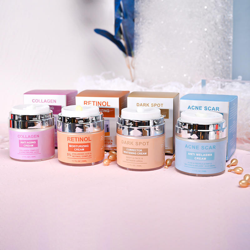 New Trend Skin Anti Aging Facial Lotion Dark Plet Remover Moisturizer Organic Whitening Face Cream