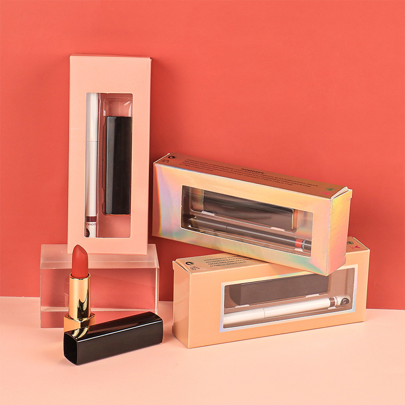 No Logo Vegan Lipstick Matte Velvet Lipstick Packaging Set Long Lasting Lipstick Lipliner Kit