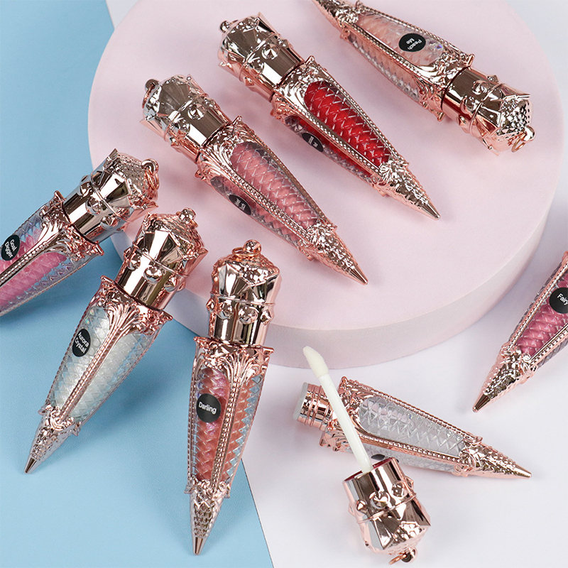 Nyt 3 i 1 lipgloss sæt mat gaveæske læbestift kombination makeup