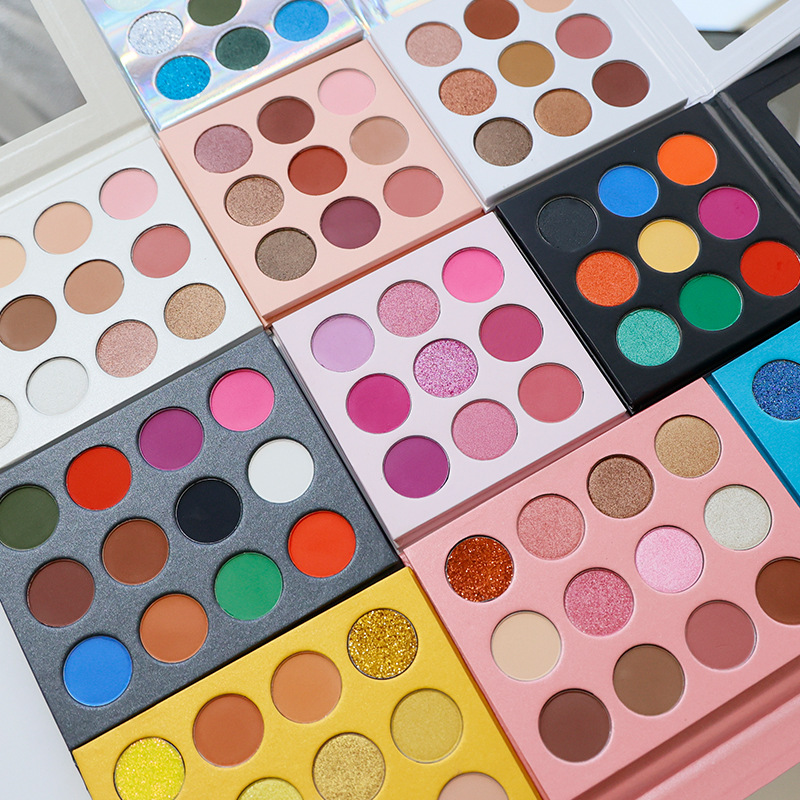 Makeup Cardboard Eyeshadow Palette Vælg dine egne farver Øjenskygge